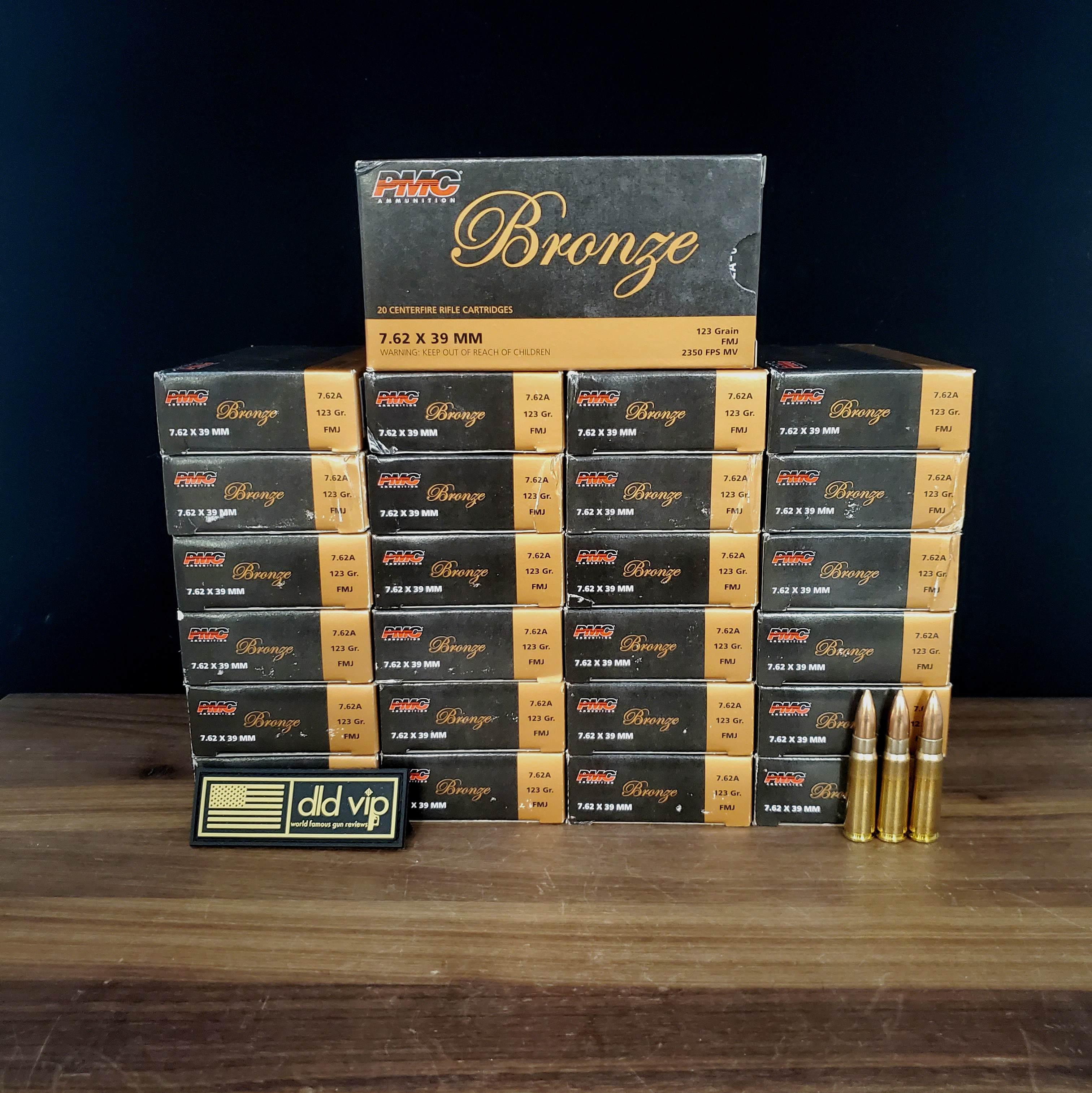 PMC Bronze 7.62x39 123gr FMJ 20rd