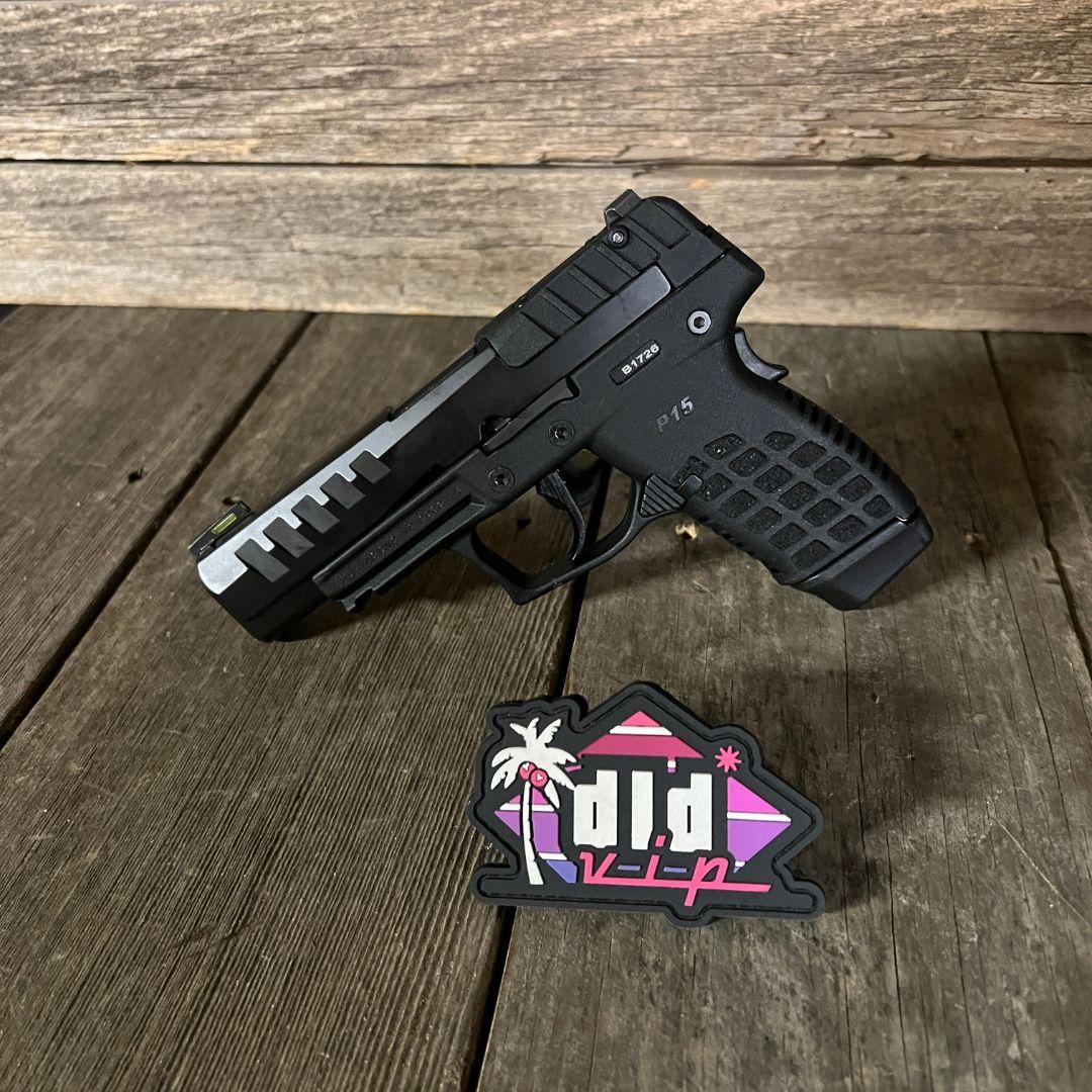 Kel-Tec P15 9mm 4" Hi-Viz Fiber Optic Tritium Sights - Kel-...