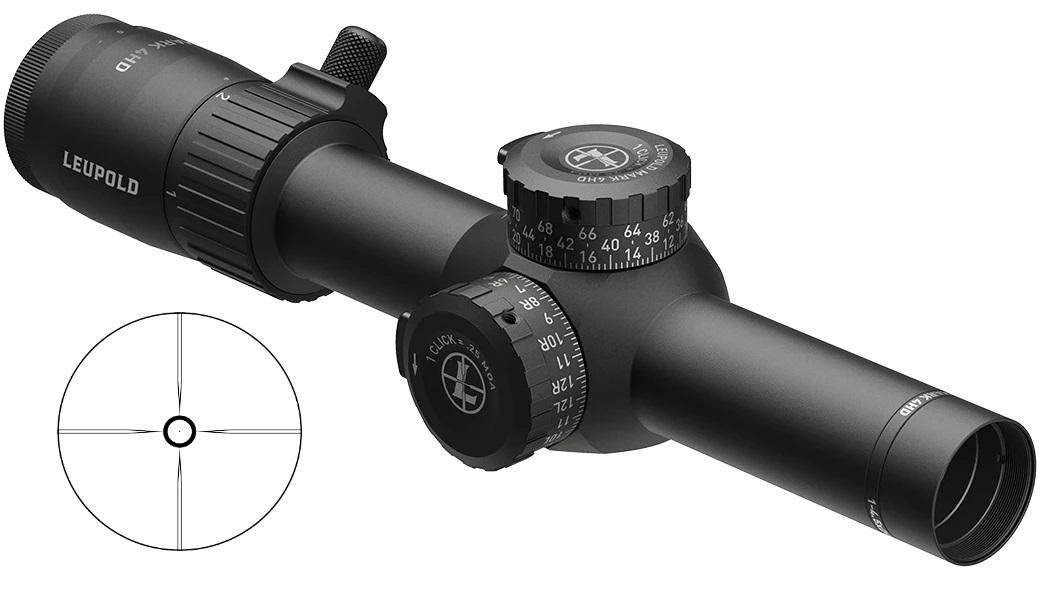 Leupold Mark 4 HD 1-4.5x24 30MM HPR-1 Second Focal Plane