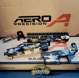 Aero Precision M4E1 Enhanced Gen2 Set w/ DLD Exclusive Yellow Multicam Cerakote - 1