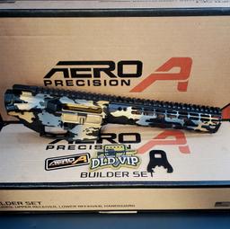 Aero Precision M4E1 Enhanced Gen2 Set w/ DLD Exclusive Yellow Multicam Cerakote - 2