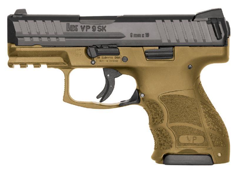 HK VP9SK 9mm FDE 3.4" 10+1 - 1