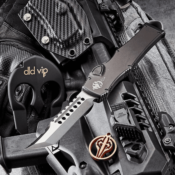 Microtech Halo VI Hellhound-No Safety-DLC Standard-DLC Hardware 519-1 DLCT - 1