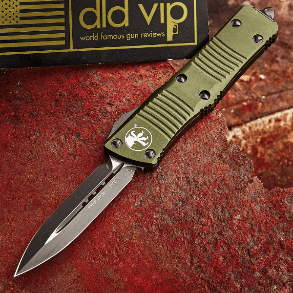 Microtech Troodon D/E OD Green Standard 138-1 OD - 1