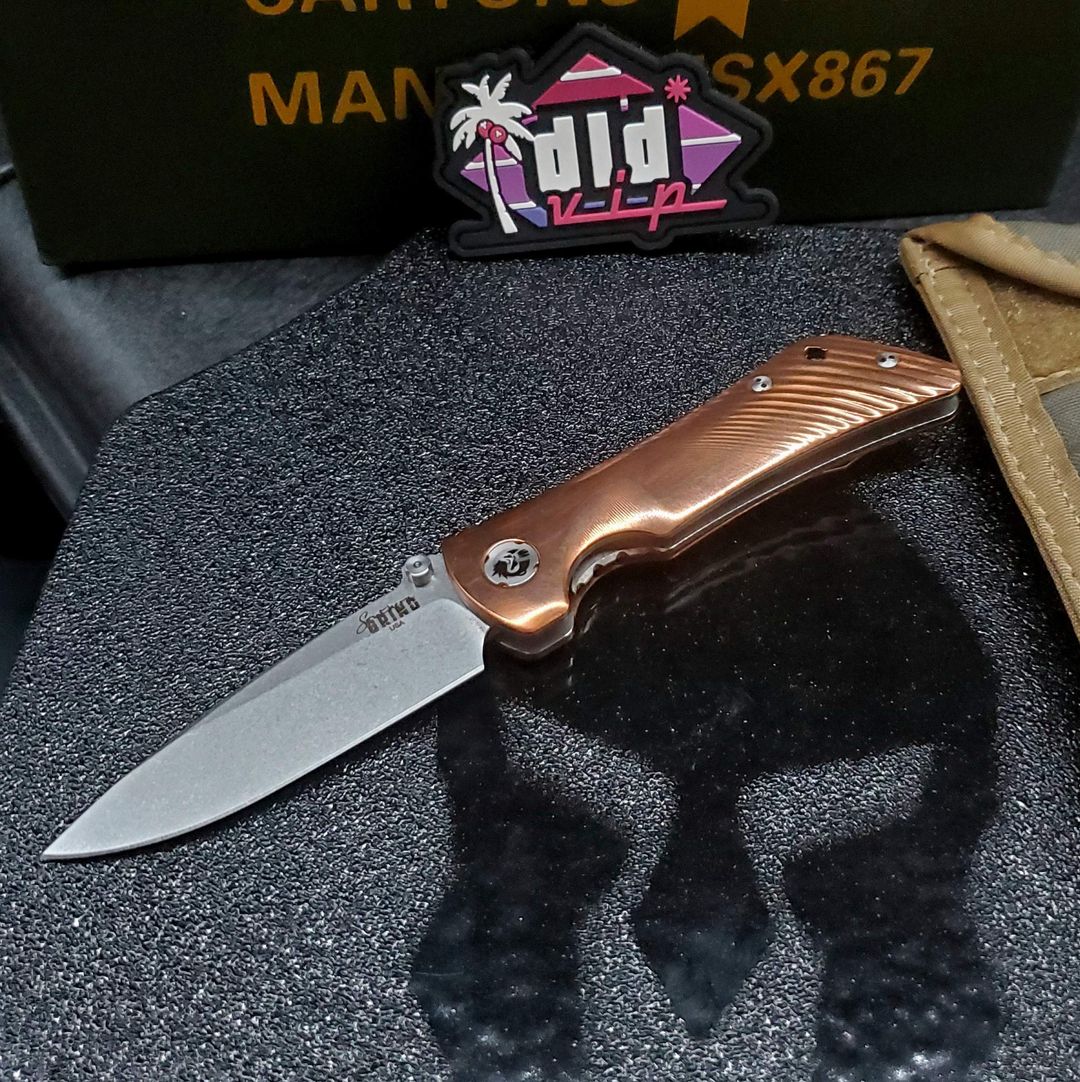 Zac Brown's Southern Grind Spider Monkey Drop Point w/ Copper Handle