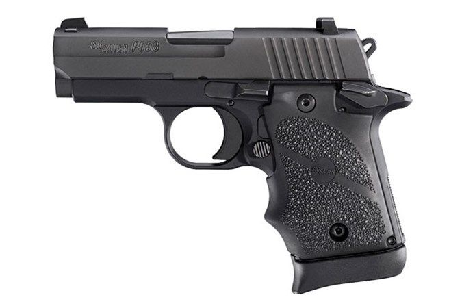 SIG Sauer P938M 9mm Black Rubber Grips