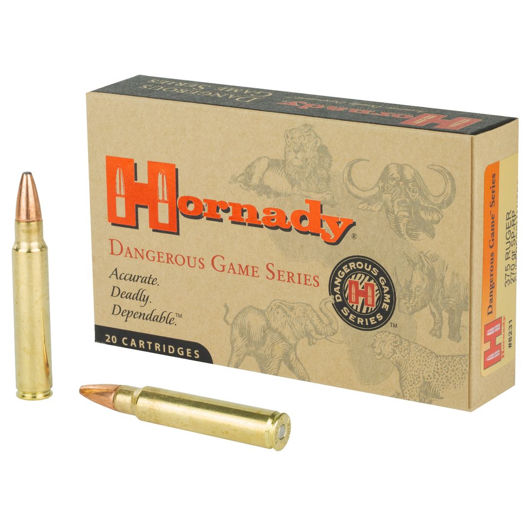 Hornady Dangerous Game .375Ruger 270Gr SP-RP SUPERFORMANCE 20rd