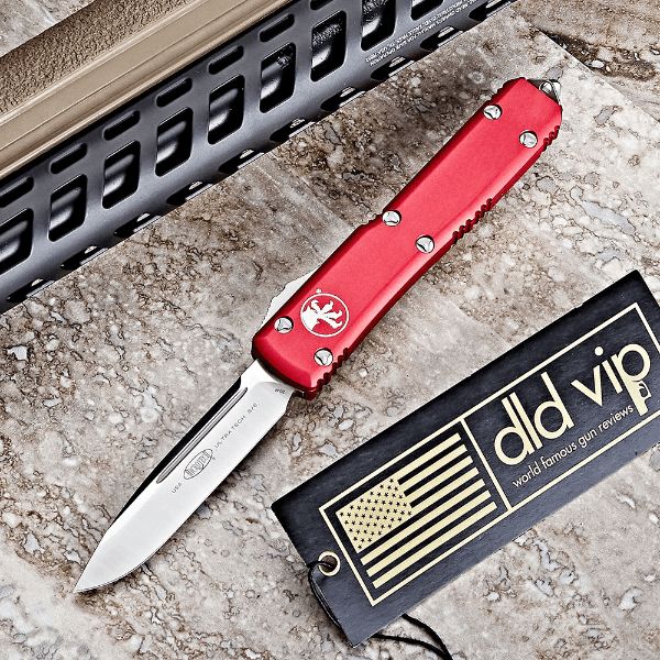 Microtech Ultratech S/E Red Satin Standard 121-4 RD