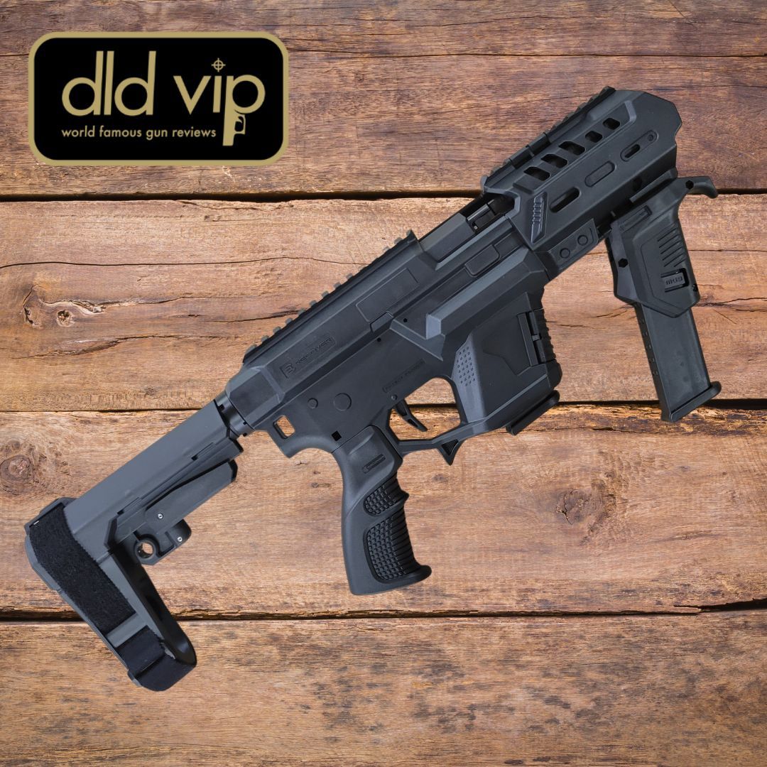 Recover Tactical Black P-IX Modular AR Platform for Glock Pistols w/ SBA3 Brace